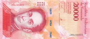 20000 Bolivares 2017